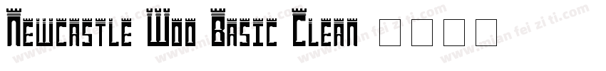 Newcastle W00 Basic Clean字体转换